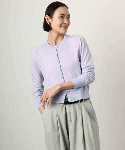 Maison de CINQ / メゾン ドゥ サンク セットアップ | [小さいサイズ][アンサンブル対応]シアーカーディガン | 詳細4