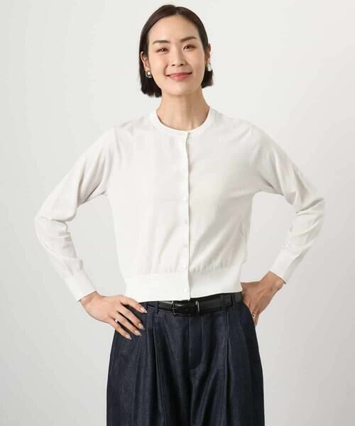 Maison de CINQ / メゾン ドゥ サンク セットアップ | [小さいサイズ][アンサンブル対応]シアーカーディガン | 詳細6