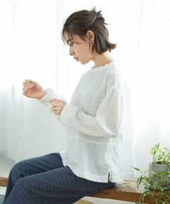 Maison de CINQ / メゾン ドゥ サンク シャツ・ブラウス | シャドーボイルドットブラウス