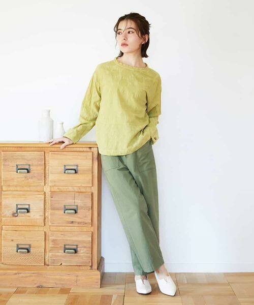 Maison de CINQ / メゾン ドゥ サンク シャツ・ブラウス | シャドーボイルドットブラウス | 詳細10