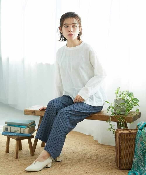 Maison de CINQ / メゾン ドゥ サンク シャツ・ブラウス | シャドーボイルドットブラウス | 詳細14