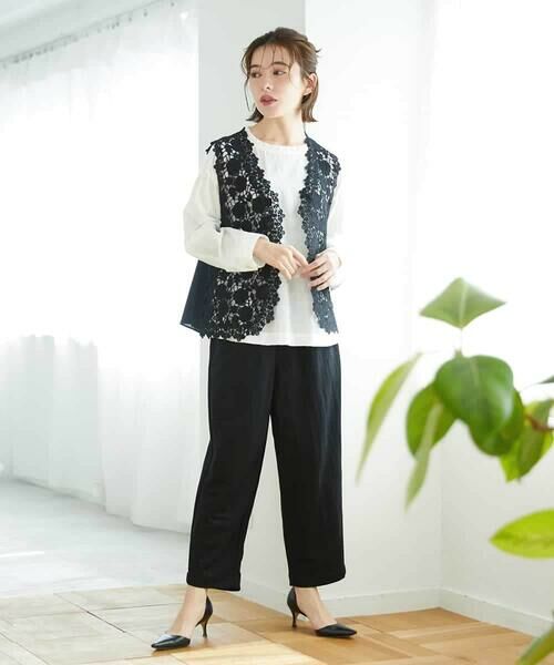 Maison de CINQ / メゾン ドゥ サンク シャツ・ブラウス | シャドーボイルドットブラウス | 詳細22