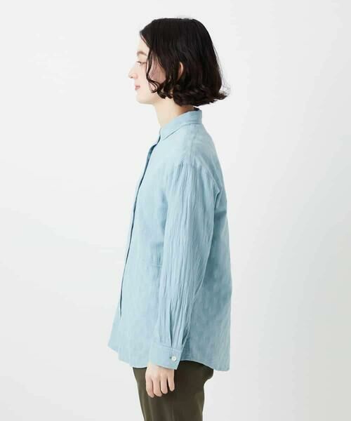 Maison de CINQ / メゾン ドゥ サンク シャツ・ブラウス | シャドーボイルドット前開きブラウス | 詳細13