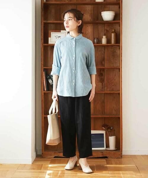 Maison de CINQ / メゾン ドゥ サンク シャツ・ブラウス | シャドーボイルドット前開きブラウス | 詳細21