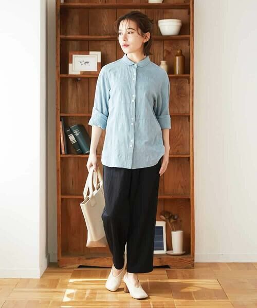 Maison de CINQ / メゾン ドゥ サンク シャツ・ブラウス | シャドーボイルドット前開きブラウス | 詳細22