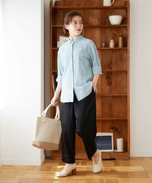 Maison de CINQ / メゾン ドゥ サンク シャツ・ブラウス | シャドーボイルドット前開きブラウス | 詳細23