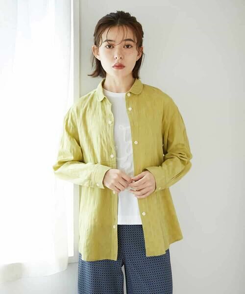 Maison de CINQ / メゾン ドゥ サンク シャツ・ブラウス | シャドーボイルドット前開きブラウス | 詳細6