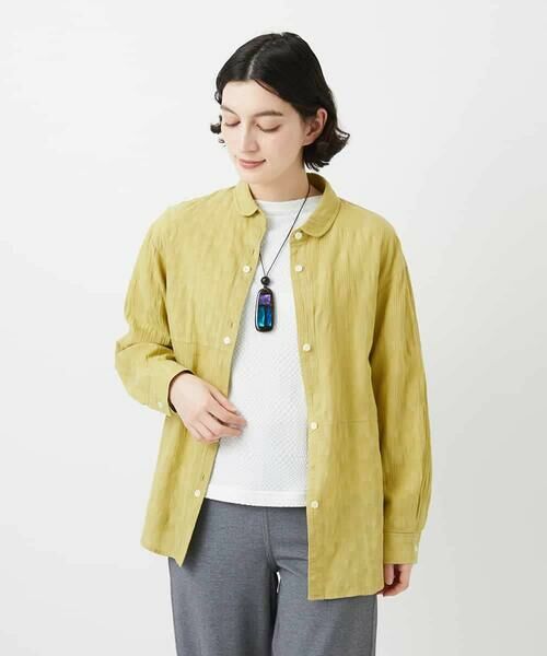 Maison de CINQ / メゾン ドゥ サンク シャツ・ブラウス | シャドーボイルドット前開きブラウス | 詳細7