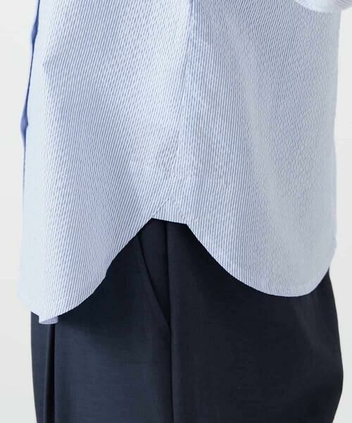 Maison de CINQ / メゾン ドゥ サンク シャツ・ブラウス | [日本製]コットンシャーリングストライプブラウス | 詳細10