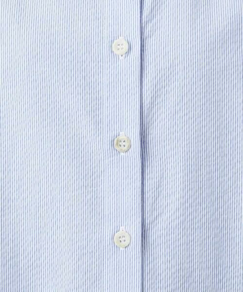 Maison de CINQ / メゾン ドゥ サンク シャツ・ブラウス | [日本製]コットンシャーリングストライプブラウス | 詳細11