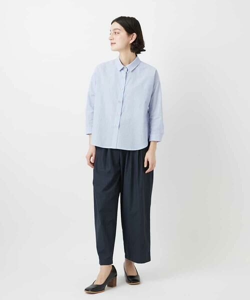 Maison de CINQ / メゾン ドゥ サンク シャツ・ブラウス | [日本製]コットンシャーリングストライプブラウス | 詳細15