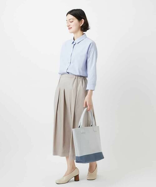 Maison de CINQ / メゾン ドゥ サンク シャツ・ブラウス | [日本製]コットンシャーリングストライプブラウス | 詳細22