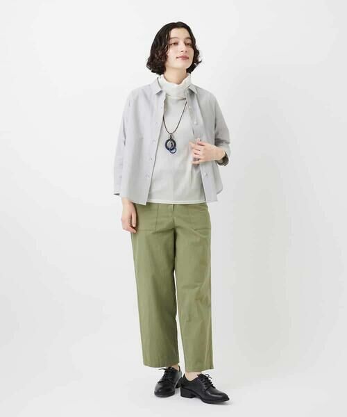 Maison de CINQ / メゾン ドゥ サンク シャツ・ブラウス | [日本製]コットンシャーリングストライプブラウス | 詳細28