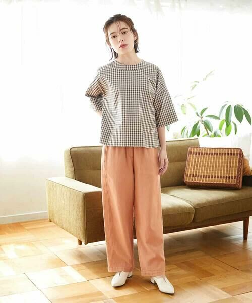 Maison de CINQ / メゾン ドゥ サンク シャツ・ブラウス | ステッチギンガムチェックプルオーバーブラウス | 詳細17