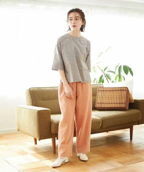 Maison de CINQ / メゾン ドゥ サンク シャツ・ブラウス | ステッチギンガムチェックプルオーバーブラウス | 詳細19