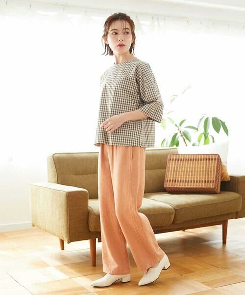 Maison de CINQ / メゾン ドゥ サンク シャツ・ブラウス | ステッチギンガムチェックプルオーバーブラウス | 詳細20