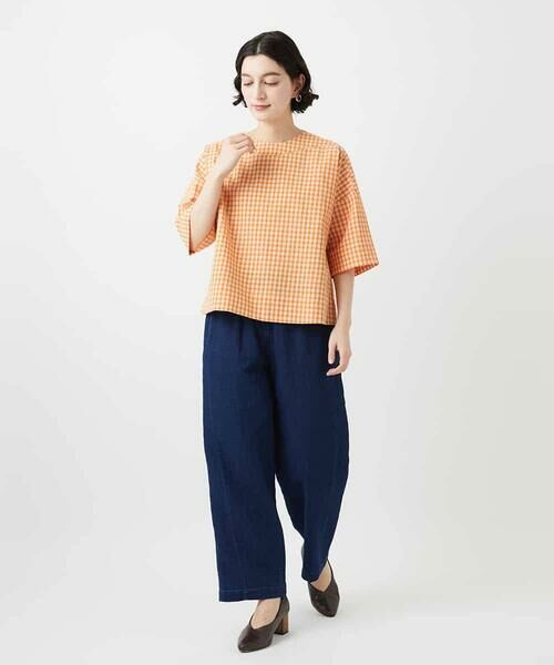 Maison de CINQ / メゾン ドゥ サンク シャツ・ブラウス | ステッチギンガムチェックプルオーバーブラウス | 詳細30