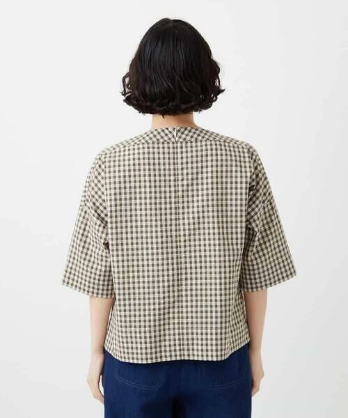 Maison de CINQ / メゾン ドゥ サンク シャツ・ブラウス | ステッチギンガムチェックプルオーバーブラウス | 詳細9