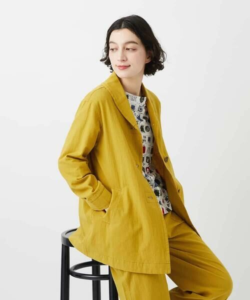 Maison de CINQ / メゾン ドゥ サンク セットアップ | コットンナチュラルワッシャージャケット | 詳細10