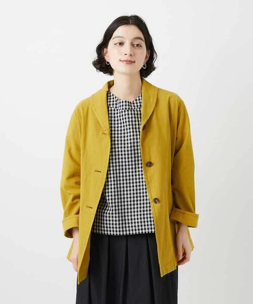 Maison de CINQ / メゾン ドゥ サンク セットアップ | コットンナチュラルワッシャージャケット | 詳細13