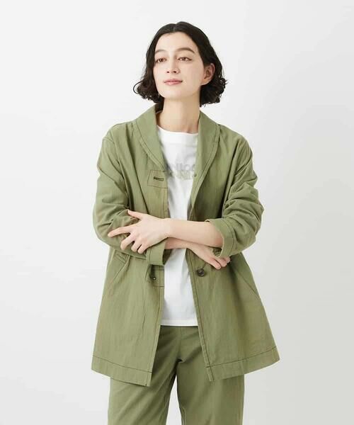 Maison de CINQ / メゾン ドゥ サンク セットアップ | コットンナチュラルワッシャージャケット | 詳細14