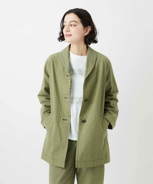 Maison de CINQ / メゾン ドゥ サンク セットアップ | コットンナチュラルワッシャージャケット | 詳細17