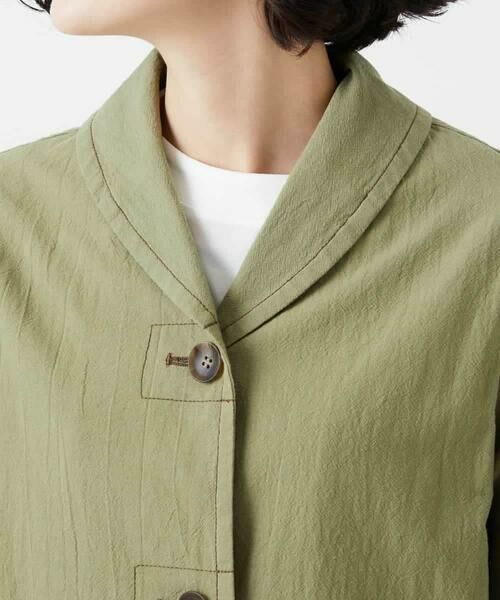 Maison de CINQ / メゾン ドゥ サンク セットアップ | コットンナチュラルワッシャージャケット | 詳細24