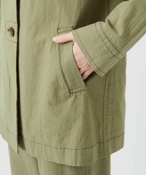 Maison de CINQ / メゾン ドゥ サンク セットアップ | コットンナチュラルワッシャージャケット | 詳細25