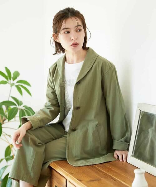 Maison de CINQ / メゾン ドゥ サンク セットアップ | コットンナチュラルワッシャージャケット | 詳細3