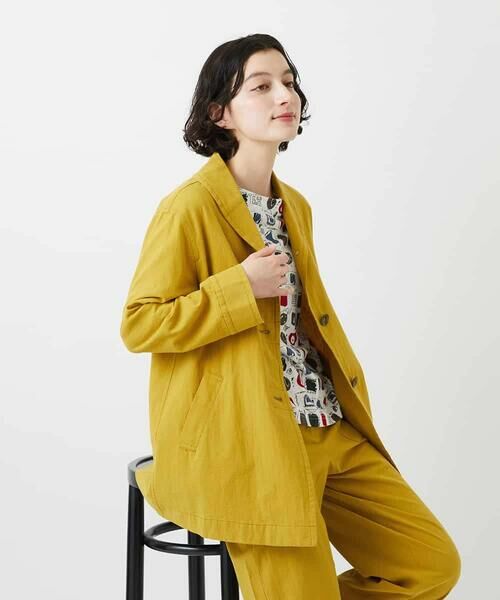 Maison de CINQ / メゾン ドゥ サンク セットアップ | コットンナチュラルワッシャージャケット | 詳細9