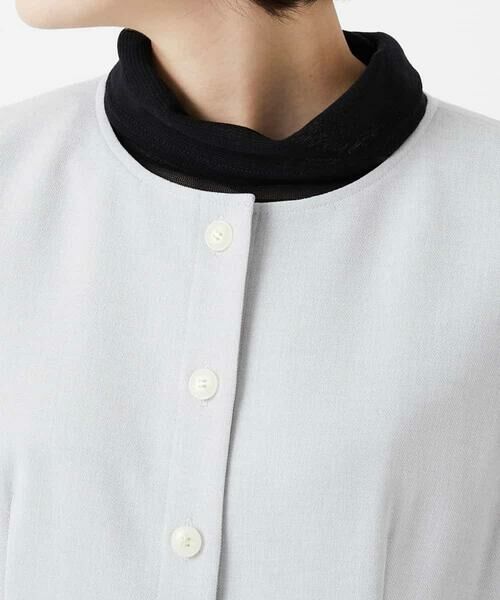 Maison de CINQ / メゾン ドゥ サンク ベスト | [セットアップ対応]リネンライクノーカラージレ | 詳細3