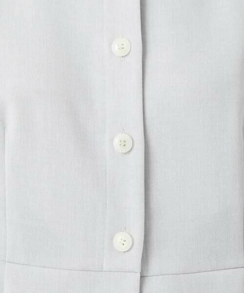 Maison de CINQ / メゾン ドゥ サンク ベスト | [セットアップ対応]リネンライクノーカラージレ | 詳細6