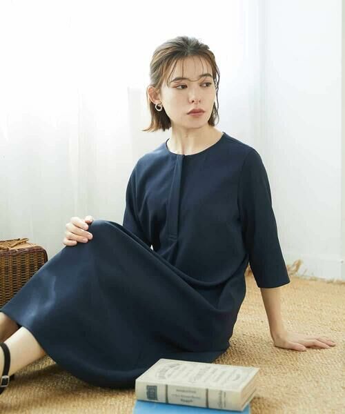 Maison de CINQ / メゾン ドゥ サンク ロング・マキシ丈ワンピース | [セットアップ対応]リネンライクワンピース | 詳細1