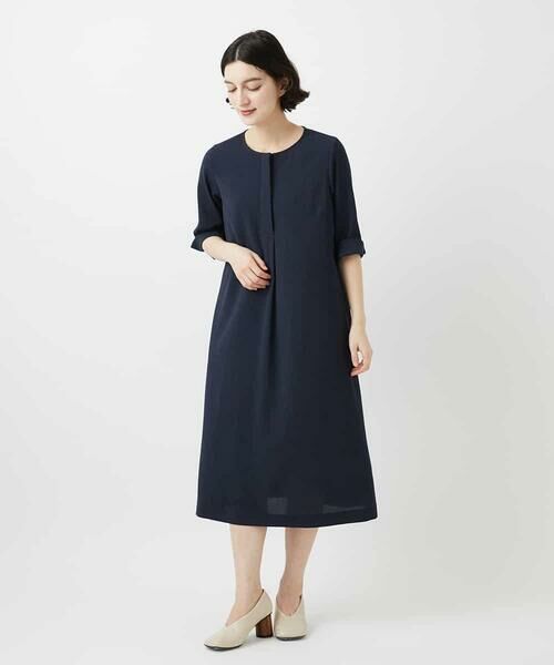 Maison de CINQ / メゾン ドゥ サンク ロング・マキシ丈ワンピース | [セットアップ対応]リネンライクワンピース | 詳細2