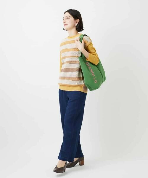 Maison de CINQ / メゾン ドゥ サンク ベスト | カスリボーダーニットベスト | 詳細21