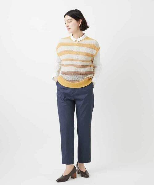 Maison de CINQ / メゾン ドゥ サンク ベスト | カスリボーダーニットベスト | 詳細25