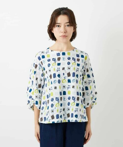 Maison de CINQ / メゾン ドゥ サンク カットソー | [日本製]マーベラステンジクプリントカットソー | 詳細6