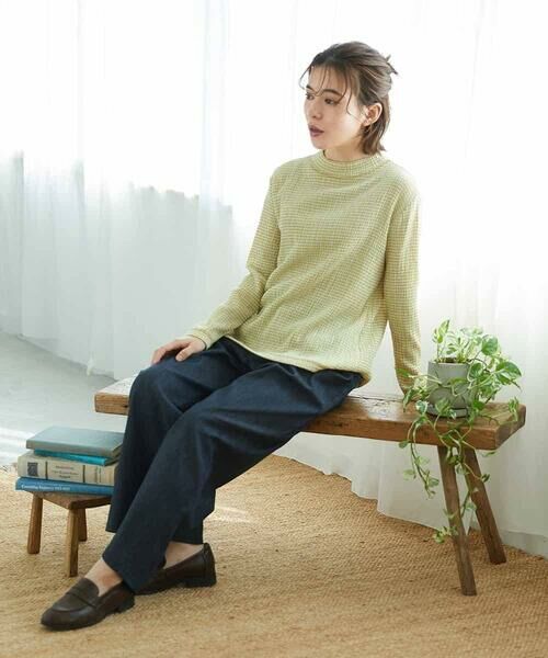 Maison de CINQ / メゾン ドゥ サンク カットソー | [日本製]カールマイヤーチェックカットソー | 詳細17