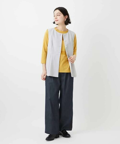 Maison de CINQ / メゾン ドゥ サンク カットソー | [日本製]ハイゲージ天竺カットソー | 詳細9