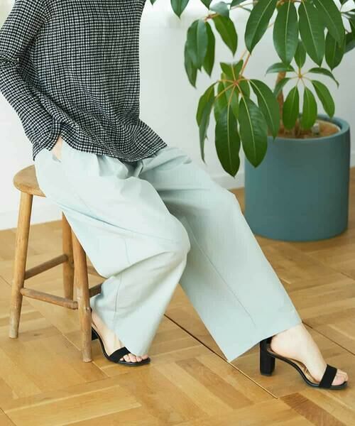 Maison de CINQ / メゾン ドゥ サンク その他パンツ | ポリエステルコットングログランパンツ | 詳細2