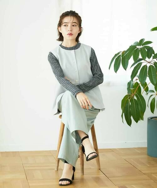 Maison de CINQ / メゾン ドゥ サンク その他パンツ | ポリエステルコットングログランパンツ | 詳細20