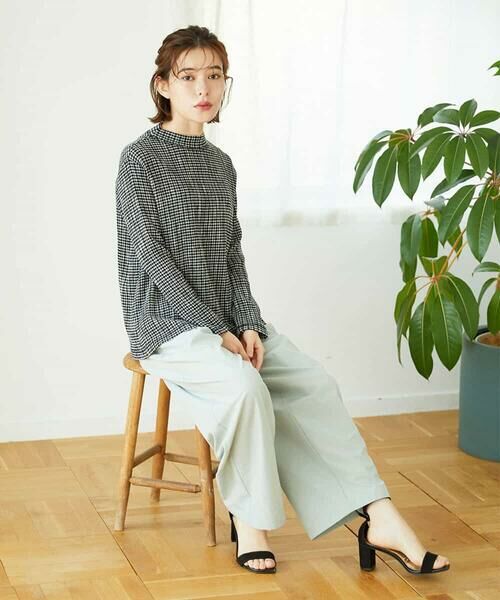 Maison de CINQ / メゾン ドゥ サンク その他パンツ | ポリエステルコットングログランパンツ | 詳細23