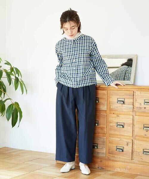 Maison de CINQ / メゾン ドゥ サンク その他パンツ | ポリエステルコットングログランパンツ | 詳細28