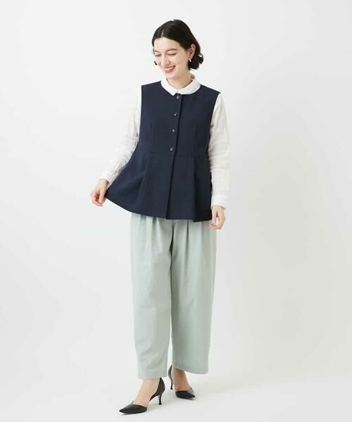 Maison de CINQ / メゾン ドゥ サンク その他パンツ | ポリエステルコットングログランパンツ | 詳細30