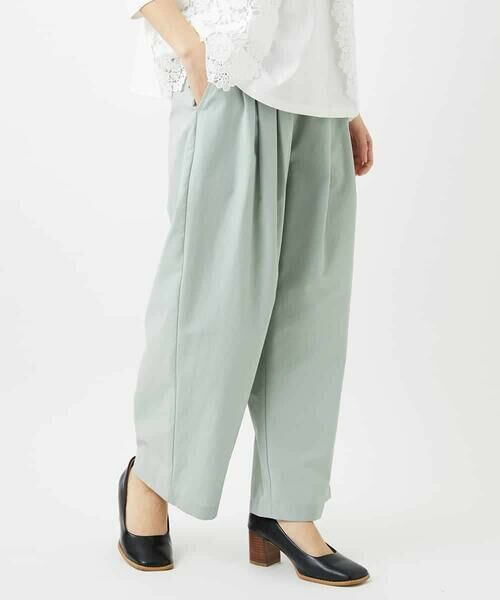 Maison de CINQ / メゾン ドゥ サンク その他パンツ | ポリエステルコットングログランパンツ | 詳細7