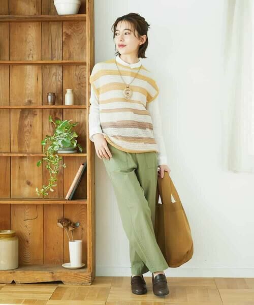 Maison de CINQ / メゾン ドゥ サンク その他パンツ | コットンナチュラルワッシャーベイカーパンツ | 詳細16