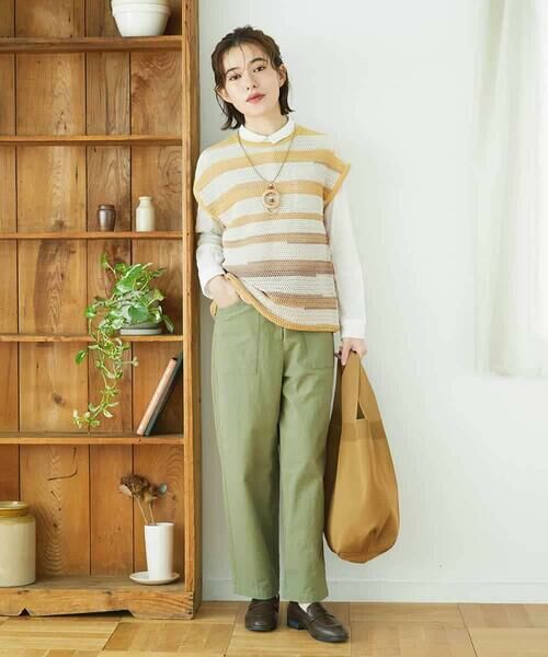 Maison de CINQ / メゾン ドゥ サンク その他パンツ | コットンナチュラルワッシャーベイカーパンツ | 詳細17