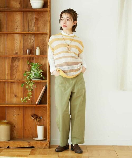 Maison de CINQ / メゾン ドゥ サンク その他パンツ | コットンナチュラルワッシャーベイカーパンツ | 詳細19