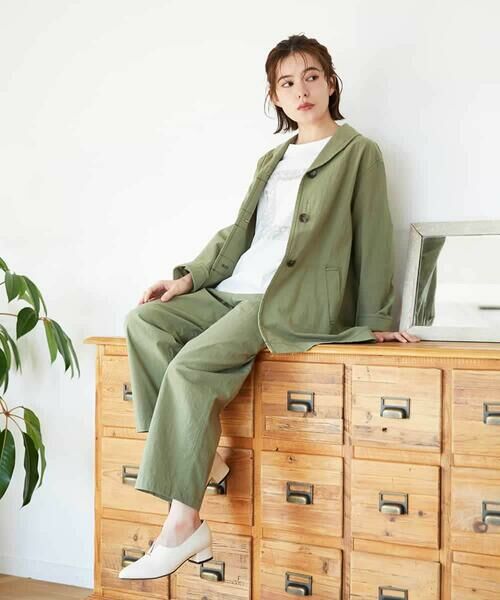 Maison de CINQ / メゾン ドゥ サンク その他パンツ | コットンナチュラルワッシャーベイカーパンツ | 詳細22