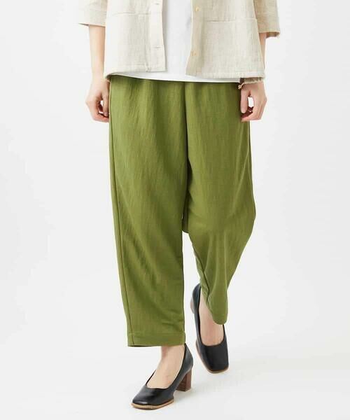 Maison de CINQ / メゾン ドゥ サンク その他パンツ | [日本製]ナチュラルスムースパンツ（グリーン）
